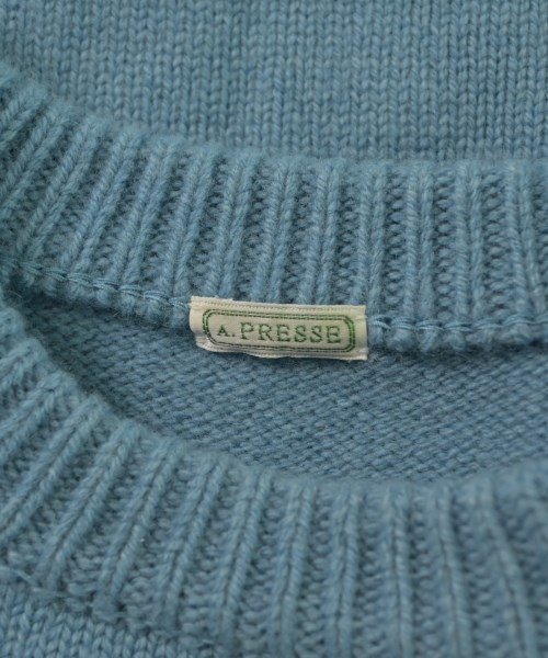 A.PRESSE（アプレッセ）ニット・セーター 青 サイズ:3(L位) メンズ/2200642279064