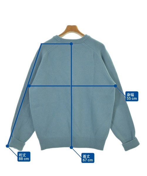 A.PRESSE（アプレッセ）ニット・セーター 青 サイズ:3(L位) メンズ/2200642279064