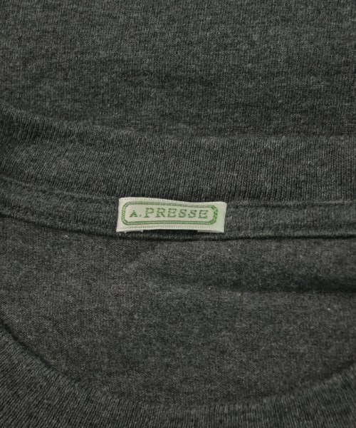 A.PRESSE（アプレッセ）Tシャツ・カットソー グレー サイズ:2(M位) メンズ/2200628499035