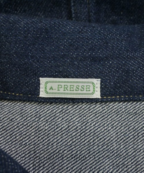 A.PRESSE（アプレッセ）デニムジャケット 紺 サイズ:48(L位) メンズ/2200628511010