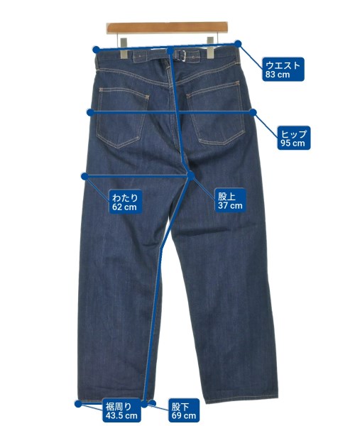 A.PRESSE（アプレッセ）デニムパンツ 紺 サイズ:32(L位) メンズ/2200628511041