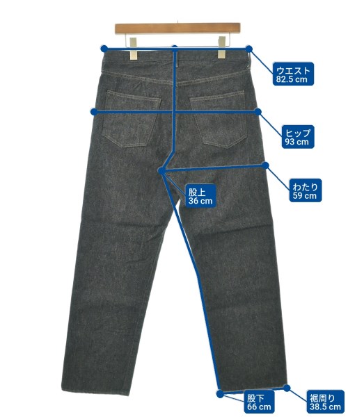 A.PRESSE（アプレッセ）デニムパンツ 黒 サイズ:32(L位) メンズ/2200619846039