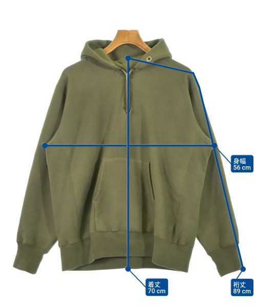 A.PRESSE（アプレッセ）パーカー カーキ サイズ:3(L位) メンズ/2200632444038