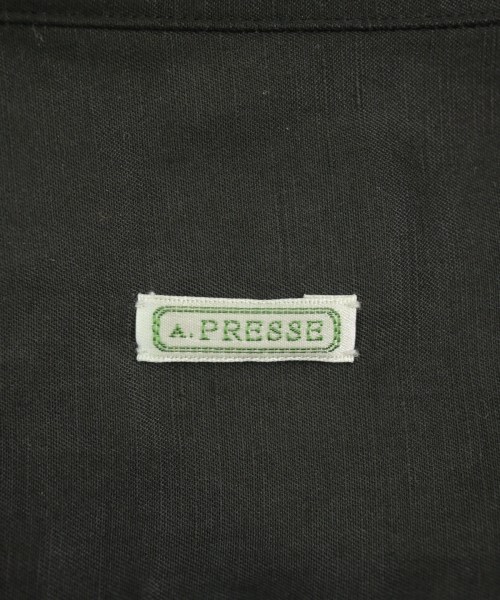 A.PRESSE（アプレッセ）カジュアルシャツ 黒 サイズ:3(L位) メンズ/2200632952014