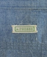 A.PRESSE（アプレッセ）カジュアルシャツ 青 サイズ:2(M位) メンズ/2200610287039