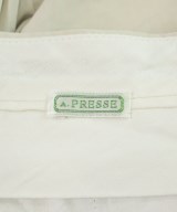 A.PRESSE（アプレッセ）クロップドパンツ 白 サイズ:3(L位) メンズ/2200610146138