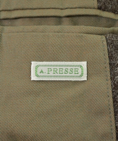 A.PRESSE（アプレッセ）テーラードジャケット 茶 サイズ:1(S位) メンズ/2200612116016