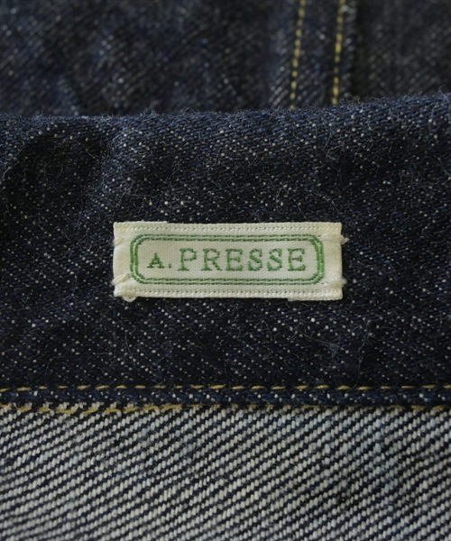 A.PRESSE（アプレッセ）デニムジャケット 紺 サイズ:44(S位) メンズ/2200613053037