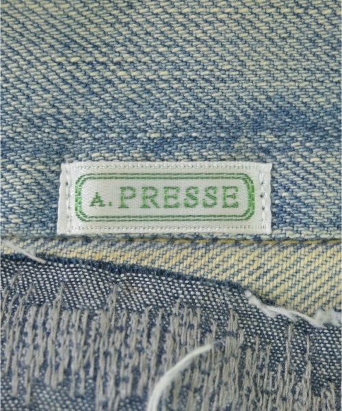 A.PRESSE（アプレッセ）デニムジャケット 青 サイズ:46(M位) メンズ/2200673797025