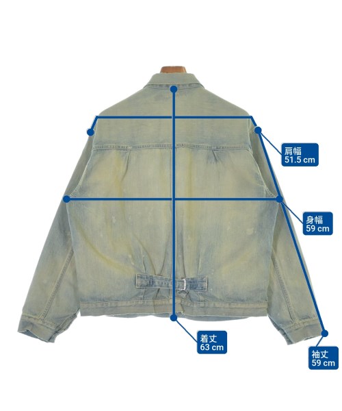 A.PRESSE（アプレッセ）デニムジャケット 青 サイズ:46(M位) メンズ/2200673797025