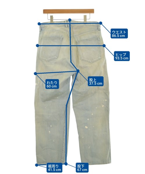 A.PRESSE（アプレッセ）デニムパンツ 青 サイズ:34(XL位) メンズ/2200663357383