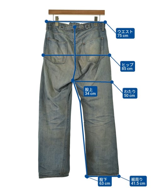 A.PRESSE（アプレッセ）デニムパンツ 青 サイズ:28(S位) メンズ/2200674426030