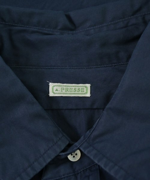 A.PRESSE（アプレッセ）カジュアルシャツ 紺 サイズ:2(M位) メンズ/2200672342233
