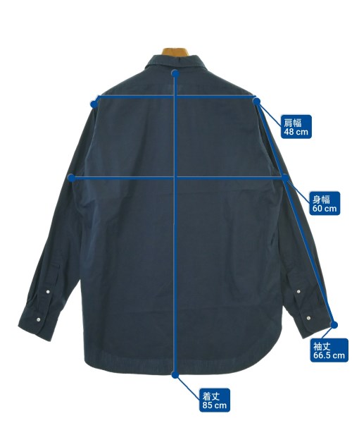 A.PRESSE（アプレッセ）カジュアルシャツ 紺 サイズ:2(M位) メンズ/2200672342233