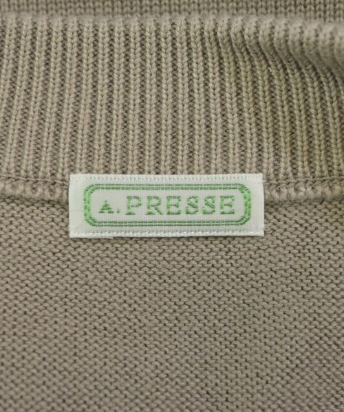 A.PRESSE（アプレッセ）ニット・セーター ベージュ サイズ:3(L位) メンズ/2200672342349