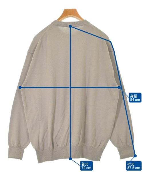 A.PRESSE（アプレッセ）ニット・セーター ベージュ サイズ:3(L位) メンズ/2200672342349