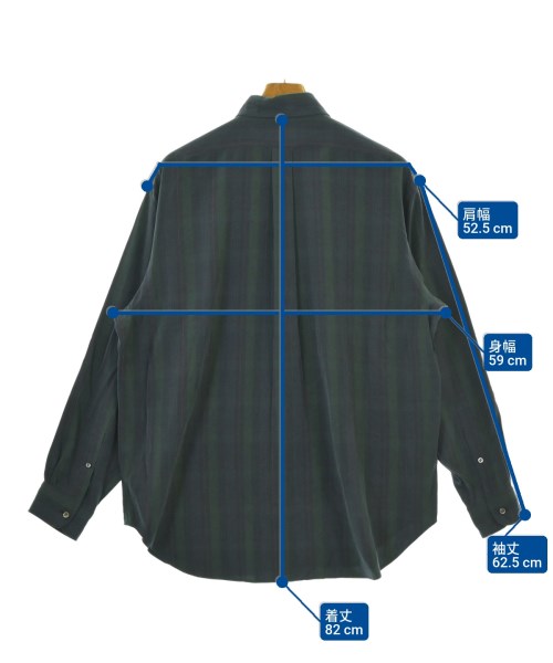 A.PRESSE（アプレッセ）カジュアルシャツ 紺 サイズ:1(S位) メンズ/2200672342363