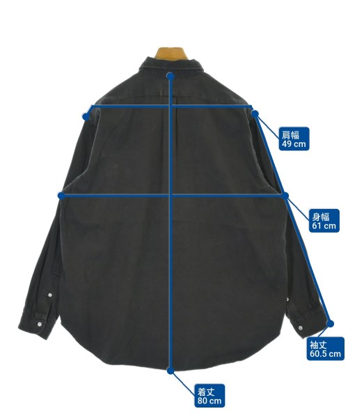 A.PRESSE（アプレッセ）カジュアルシャツ グレー サイズ:3(L位) メンズ/2200677224039