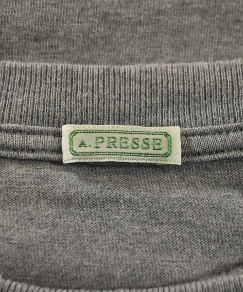 A.PRESSE（アプレッセ）Tシャツ・カットソー グレー サイズ:3(L位) メンズ/2200679735021