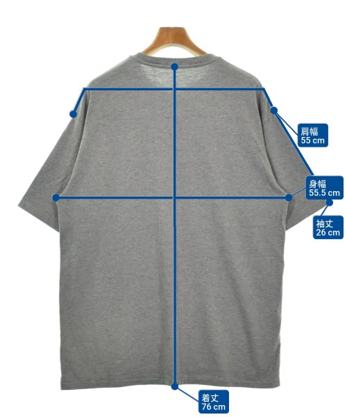 A.PRESSE（アプレッセ）Tシャツ・カットソー グレー サイズ:3(L位) メンズ/2200679735021