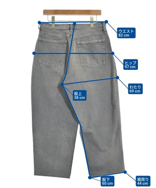 A.PRESSE（アプレッセ）デニムパンツ グレー サイズ:32(L位) メンズ/2200678576021