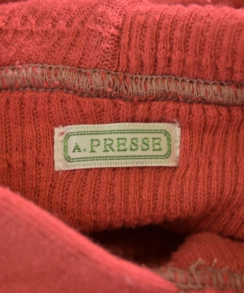 A.PRESSE（アプレッセ）パーカー 赤 サイズ:2(M位) メンズ/2200700288014