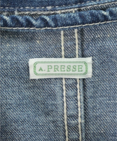 A.PRESSE（アプレッセ）デニムジャケット 紺 サイズ:1(S位) メンズ/2200700890019