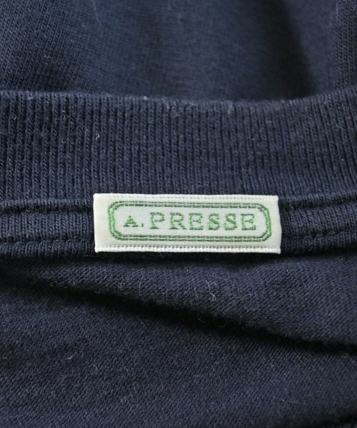 A.PRESSE（アプレッセ）Tシャツ・カットソー 紺 サイズ:1(S位) メンズ/2200701489021