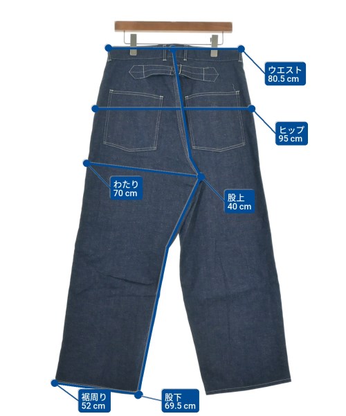 A.PRESSE（アプレッセ）デニムパンツ 紺 サイズ:2(M位) メンズ/2200656487417