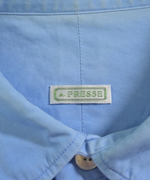 A.PRESSE（アプレッセ）カジュアルシャツ 青 サイズ:3(L位) メンズ/2200659453105