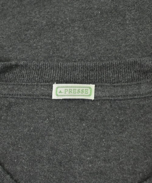 A.PRESSE（アプレッセ）Tシャツ・カットソー グレー サイズ:4(XL位) メンズ/2200709258285