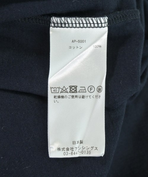 A.PRESSE（アプレッセ）Tシャツ・カットソー 紺 サイズ:4(XL位) メンズ/2200709258308