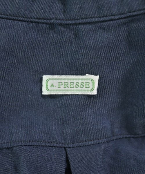 A.PRESSE（アプレッセ）カジュアルシャツ 紺 サイズ:1(S位) メンズ/2200712662079