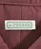 A.PRESSE（アプレッセ）カジュアルシャツ 赤 サイズ:1(S位) メンズ/2200712662116