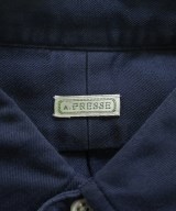 A.PRESSE（アプレッセ）カジュアルシャツ 紺 サイズ:1(S位) メンズ/2200712662147
