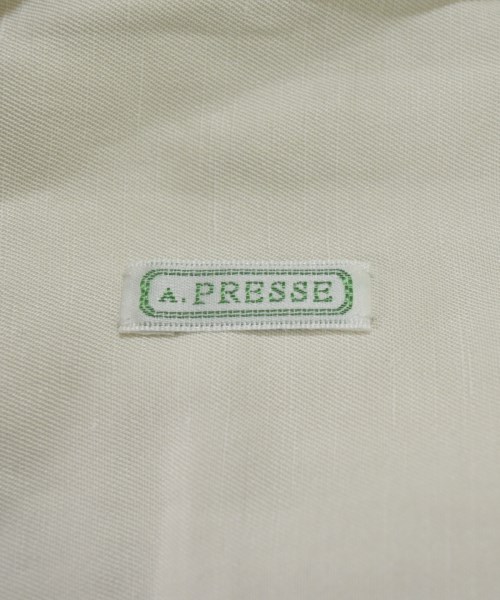 A.PRESSE（アプレッセ）カジュアルシャツ 白 サイズ:1(S位) メンズ/2200712662161