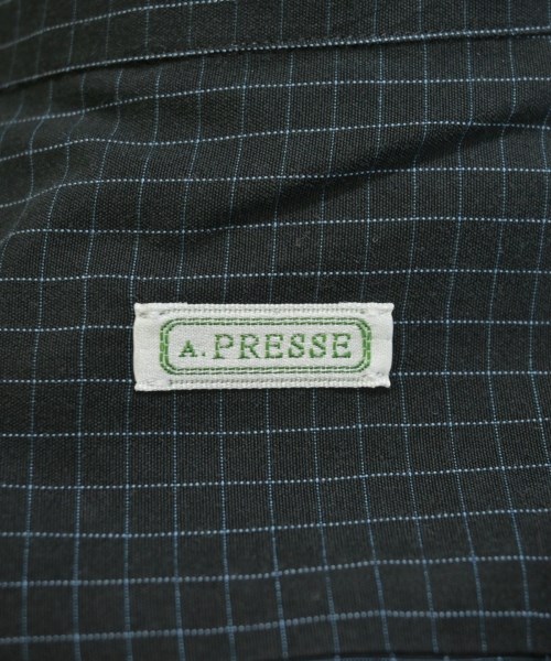 A.PRESSE（アプレッセ）カジュアルシャツ 黒 サイズ:1(S位) メンズ/2200712662178