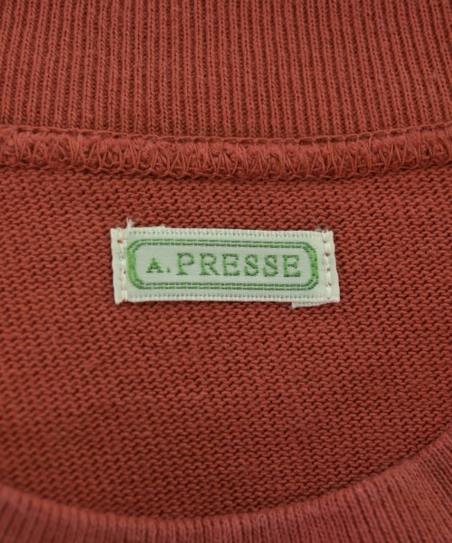 A.PRESSE（アプレッセ）Tシャツ・カットソー 赤 サイズ:2(M位) メンズ/2200712662222