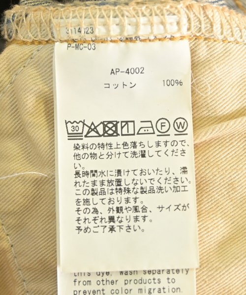 A.PRESSE（アプレッセ）デニムパンツ 青 サイズ:30(M位) メンズ/2200712662352