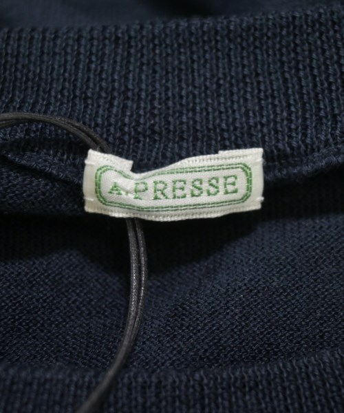 A.PRESSE（アプレッセ）ニット・セーター 紺 サイズ:4(XL位) メンズ/2200714133010