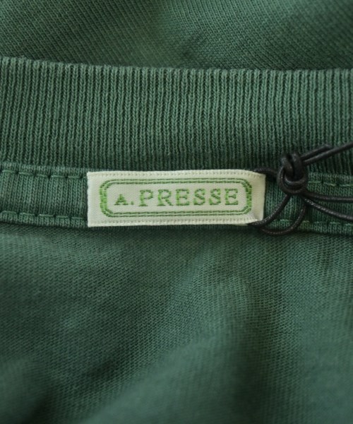 A.PRESSE（アプレッセ）Tシャツ・カットソー 緑 サイズ:4(XL位) メンズ/2200695541019