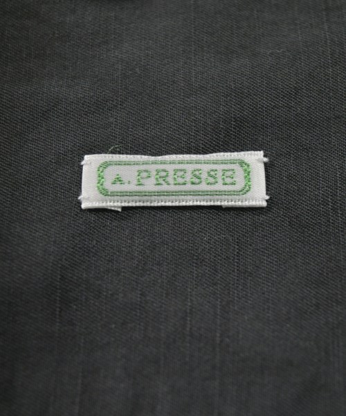 A.PRESSE（アプレッセ）カジュアルシャツ 黒 サイズ:2(M位) メンズ/2200718056018
