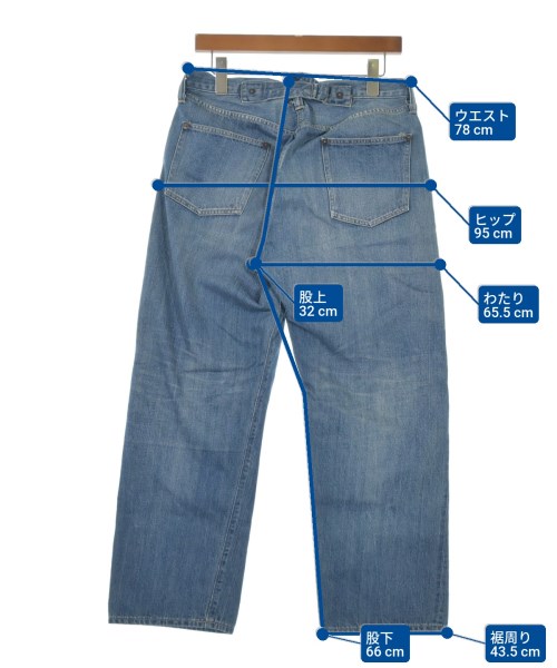 A.PRESSE（アプレッセ）デニムパンツ 青 サイズ:34(XL位) メンズ/2200638801019