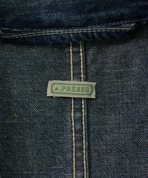 A.PRESSE（アプレッセ）デニムジャケット 青 サイズ:3(L位) メンズ/2200648608028