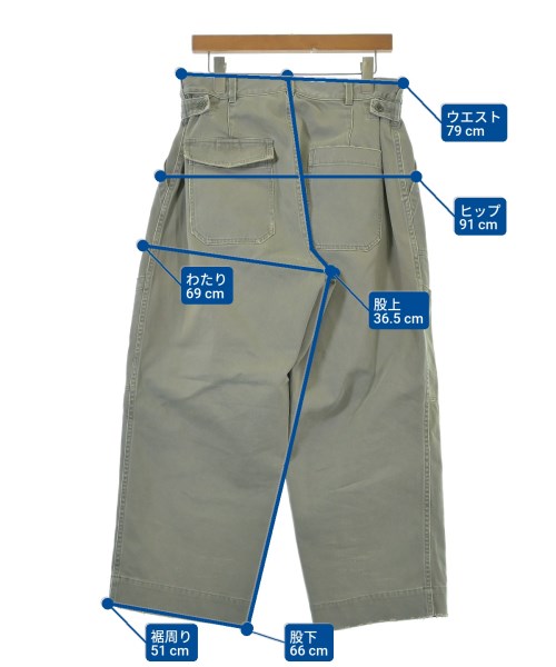 A.PRESSE（アプレッセ）カーゴパンツ カーキ サイズ:-(M位) メンズ/2200651291026