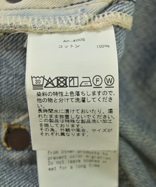 A.PRESSE（アプレッセ）デニムパンツ 青 サイズ:38(XXL位) メンズ/2200709590026