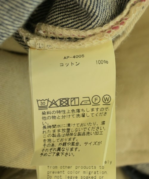 A.PRESSE（アプレッセ）デニムパンツ 紺 サイズ:32(L位) メンズ/2200710441157