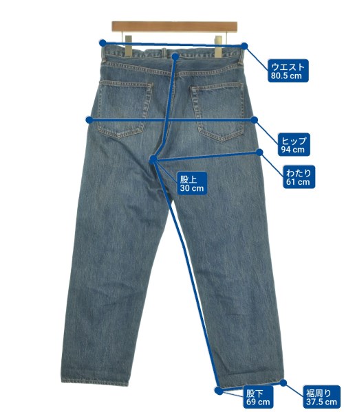 A.PRESSE（アプレッセ）デニムパンツ 青 サイズ:30(M位) メンズ/2200663889044