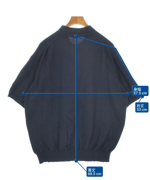 A.PRESSE（アプレッセ）ニット・セーター 紺 サイズ:3(L位) メンズ/2200666907066