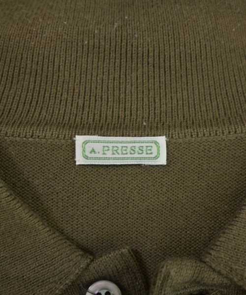 A.PRESSE（アプレッセ）ニット・セーター カーキ サイズ:3(L位) メンズ/2200666907073